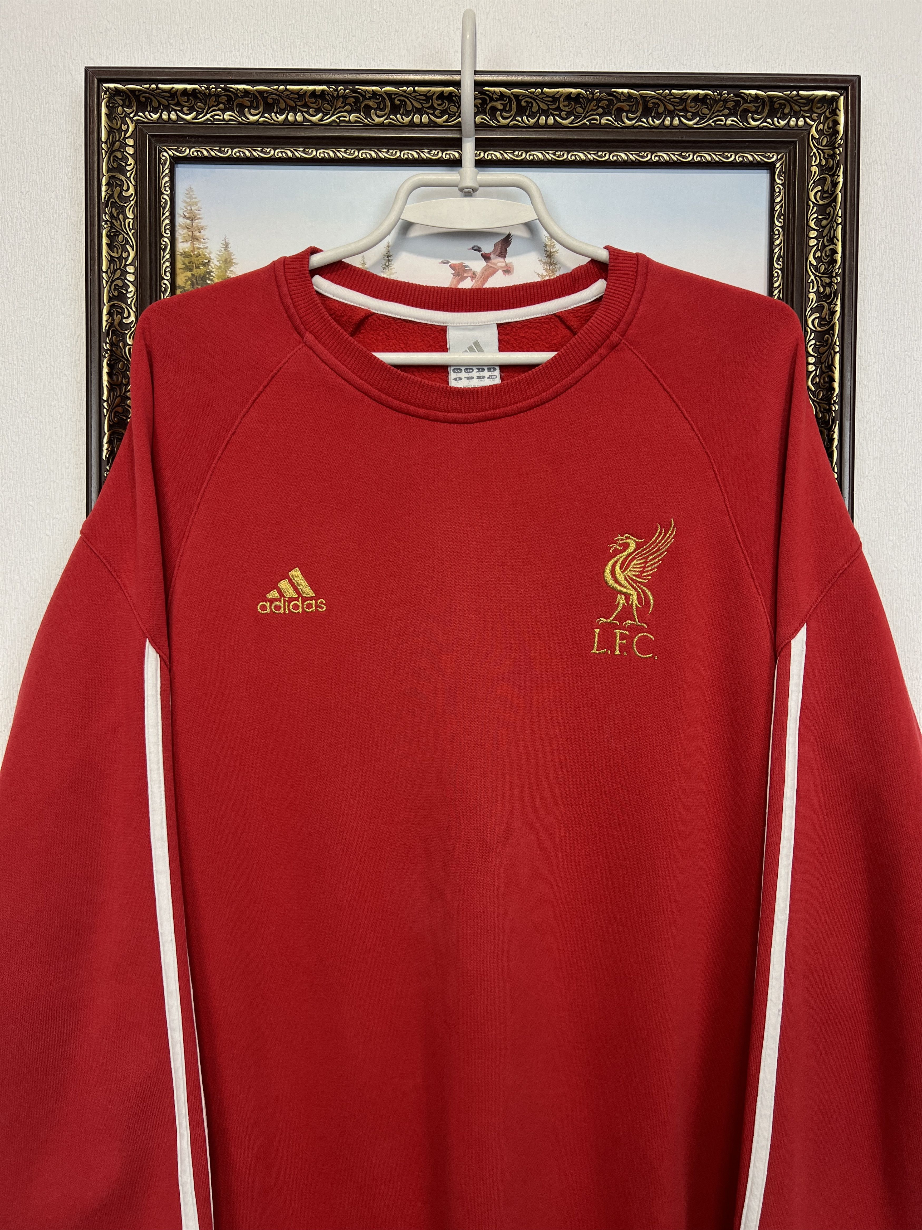 Adidas Vintage Adidas Liverpool Football Sweatshirt Jacket Crewneck Size US L / EU 52-54 / 3 - 2 Thumbnail