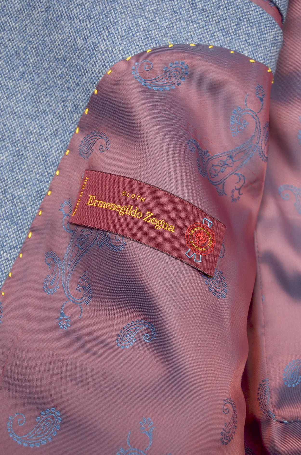 Ermenegildo Zegna Zegna Club Blazer Gold Buttons Wool - US40R Size 40R - 11 Thumbnail