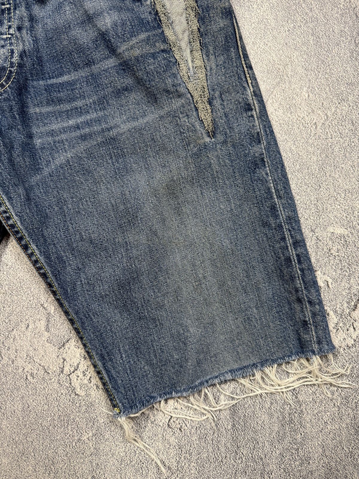Levi's Levi’s 512 Denim Bootcut Custom Jeans Denim Shorts Size US 34 / EU 50 - 11 Thumbnail