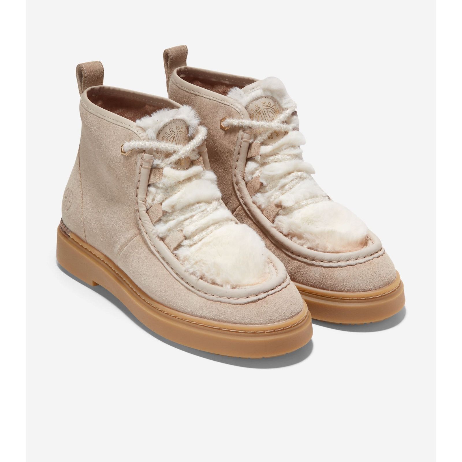 Cole Haan COLE HAAN WOMEN'S 6 ANGORA WP SAND SUMMIT CHUKKA BOOTIE Size US 6 / IT 36 - 1 Thumbnail