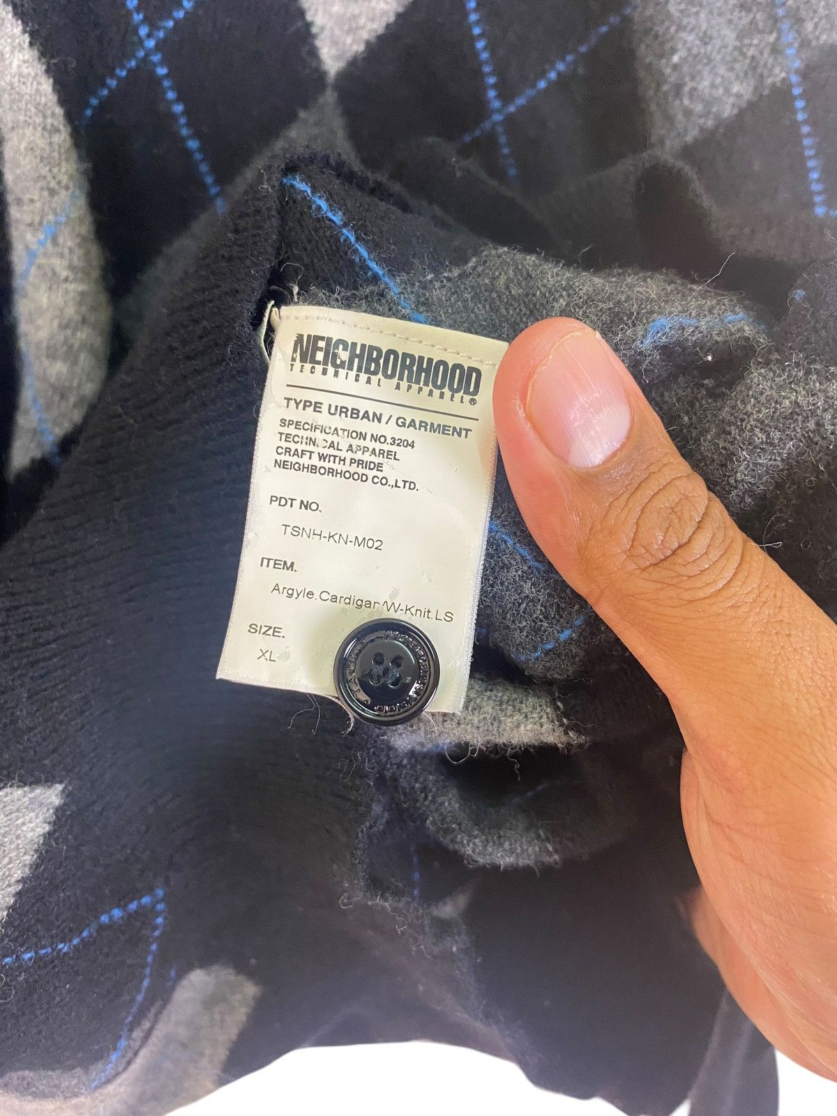 Neighborhood Neighborhood Diamond Button Ups Knitwear Size US XL / EU 56 / 4 - 11 Thumbnail