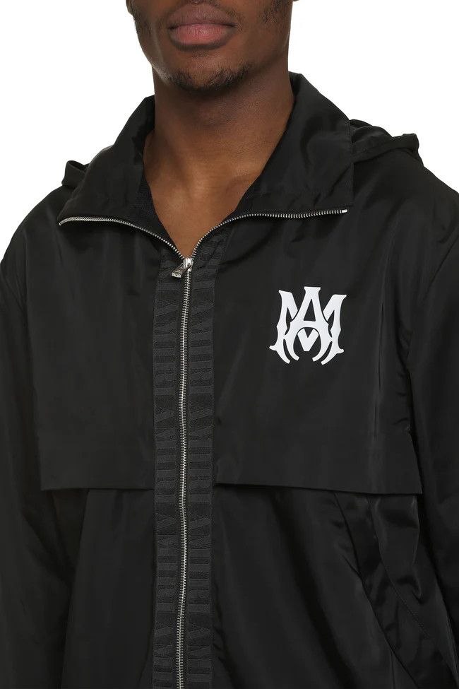Amiri o1mle0325 Lightweight Nylon Anorak Jacket in Black Size US S / EU 44-46 / 1 - 5 Thumbnail