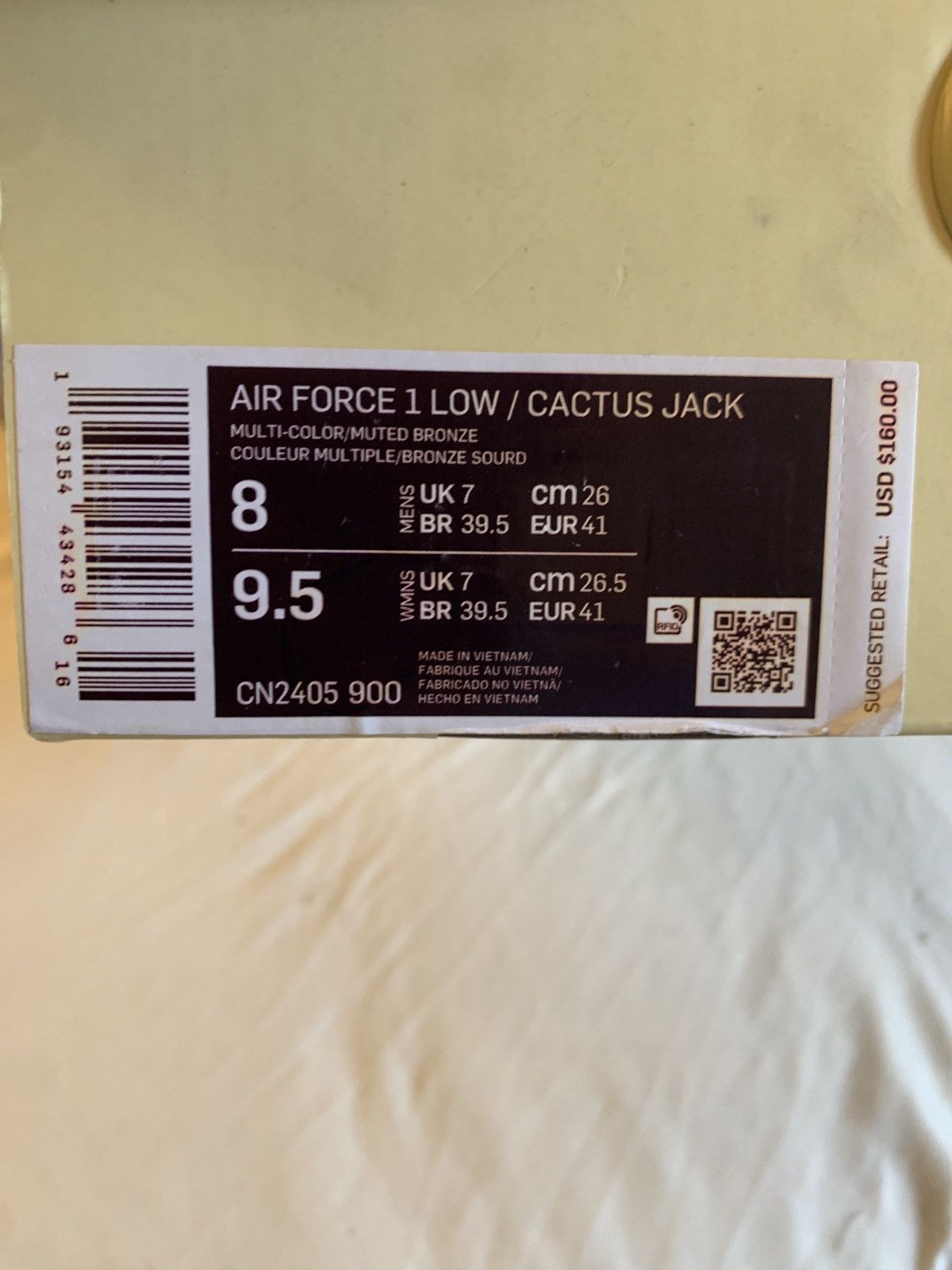 Nike × Travis Scott Air Force 1 low/cactus jack Size US 8 / EU 41 - 7 Thumbnail