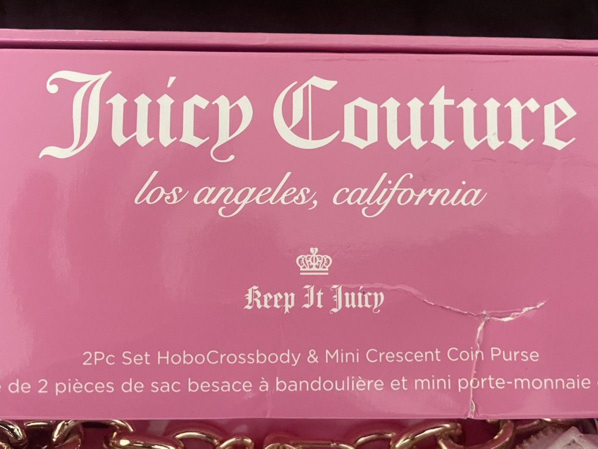 Juicy Couture Juicy Couture 2Pc HoboCrossbody & Mini Crescent Coin Purse Size ONE SIZE - 8 Thumbnail