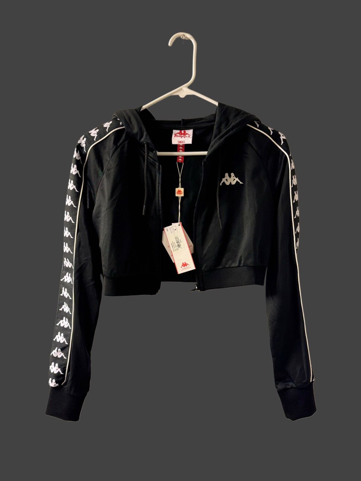 Kappa kappa black cropped jacket Size S / US 4 / IT 40 - 3 Thumbnail