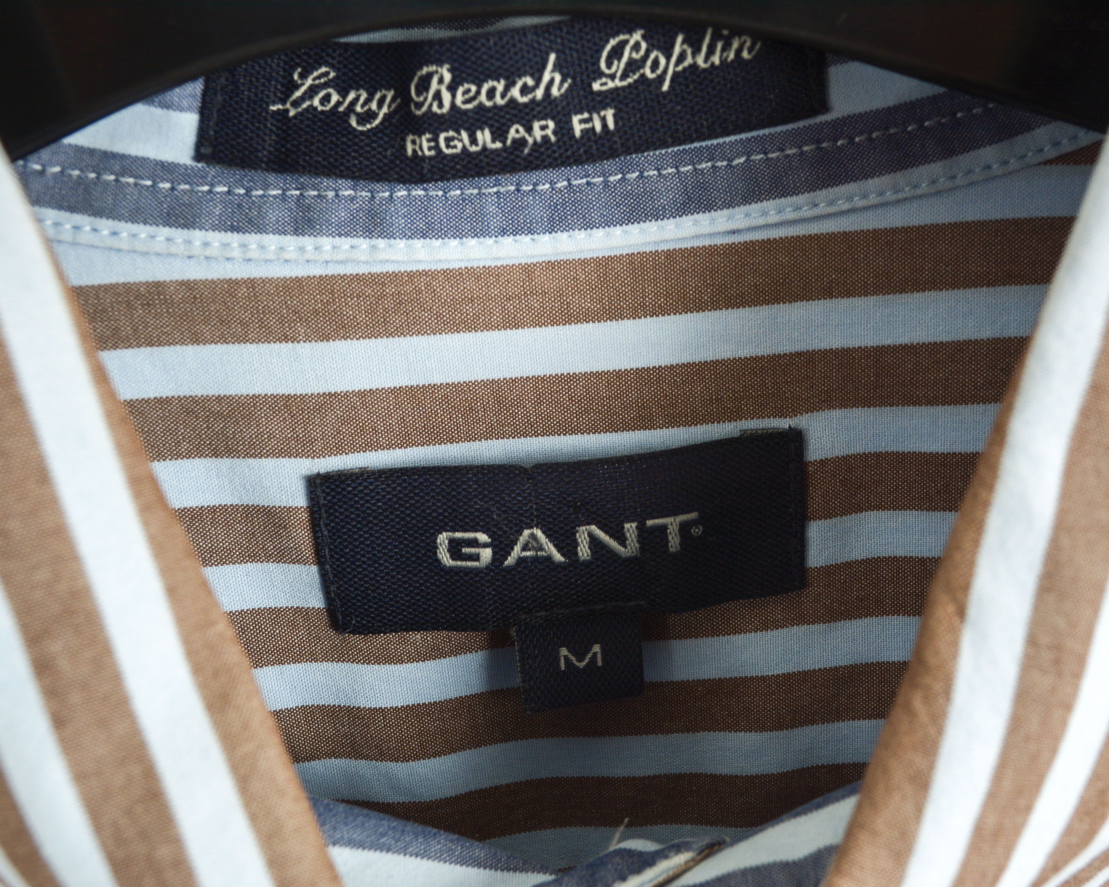 Gant GANT 'Long Beach Popli' M Shirt Casual Long Sleeve Striped Size US M / EU 48-50 / 2 - 4 Thumbnail