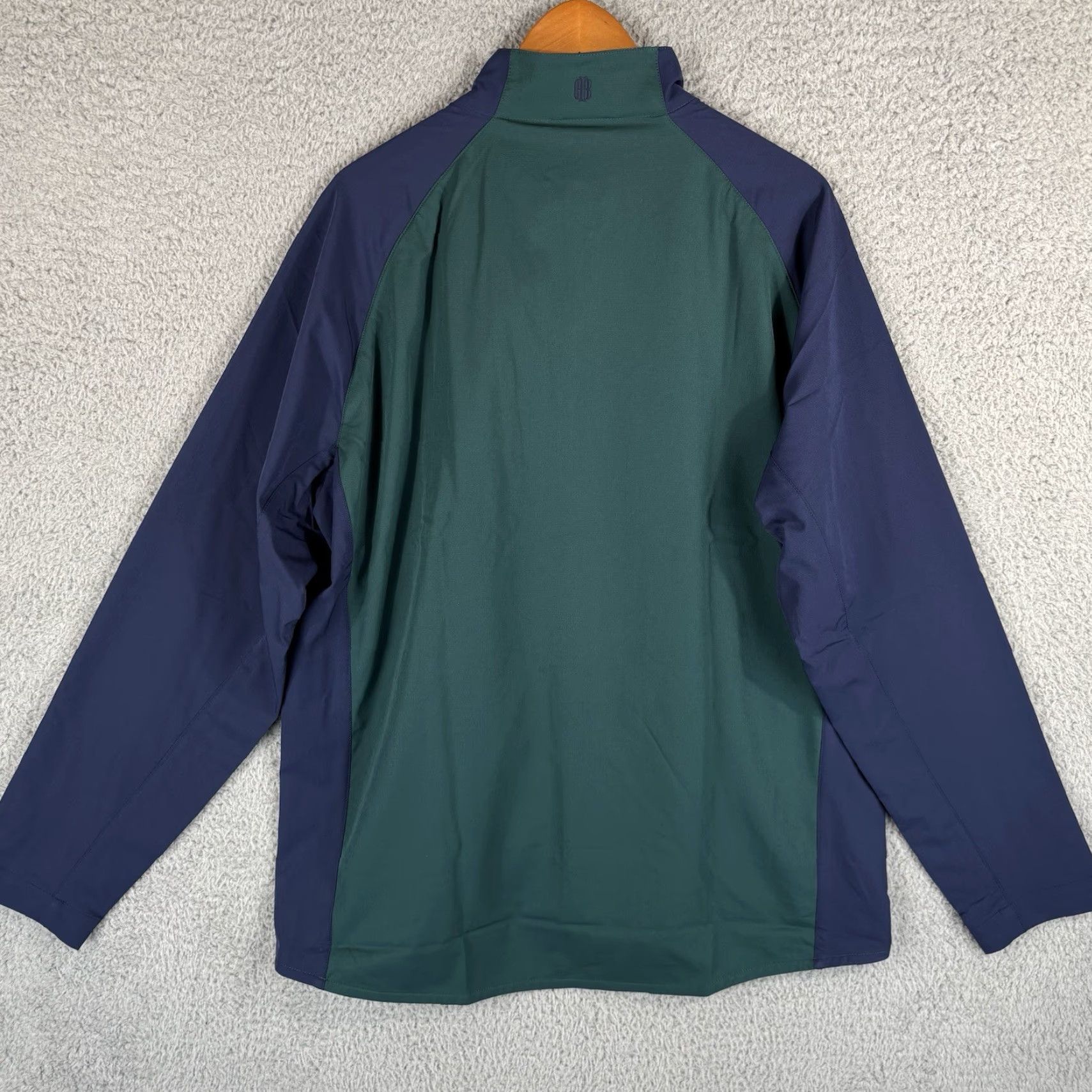 Rains NEW Holderness & Bourne Hyde Golf Jacket Mens XL Green Navy Lightweight Rain Zip Size US XL / EU 56 / 4 - 7 Thumbnail