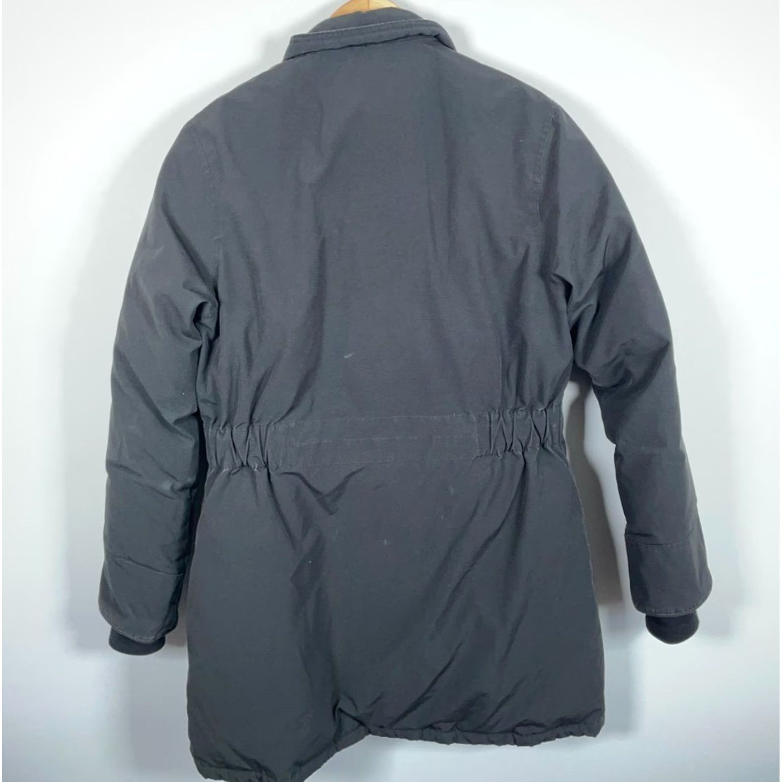 Canada Goose Canada Goose Parka Coat Womens Large Black Down Trillium 6550L Zip Removable Hood Nylon Lining Long Jacket Size L / US 10 / IT 46 - 2 Thumbnail