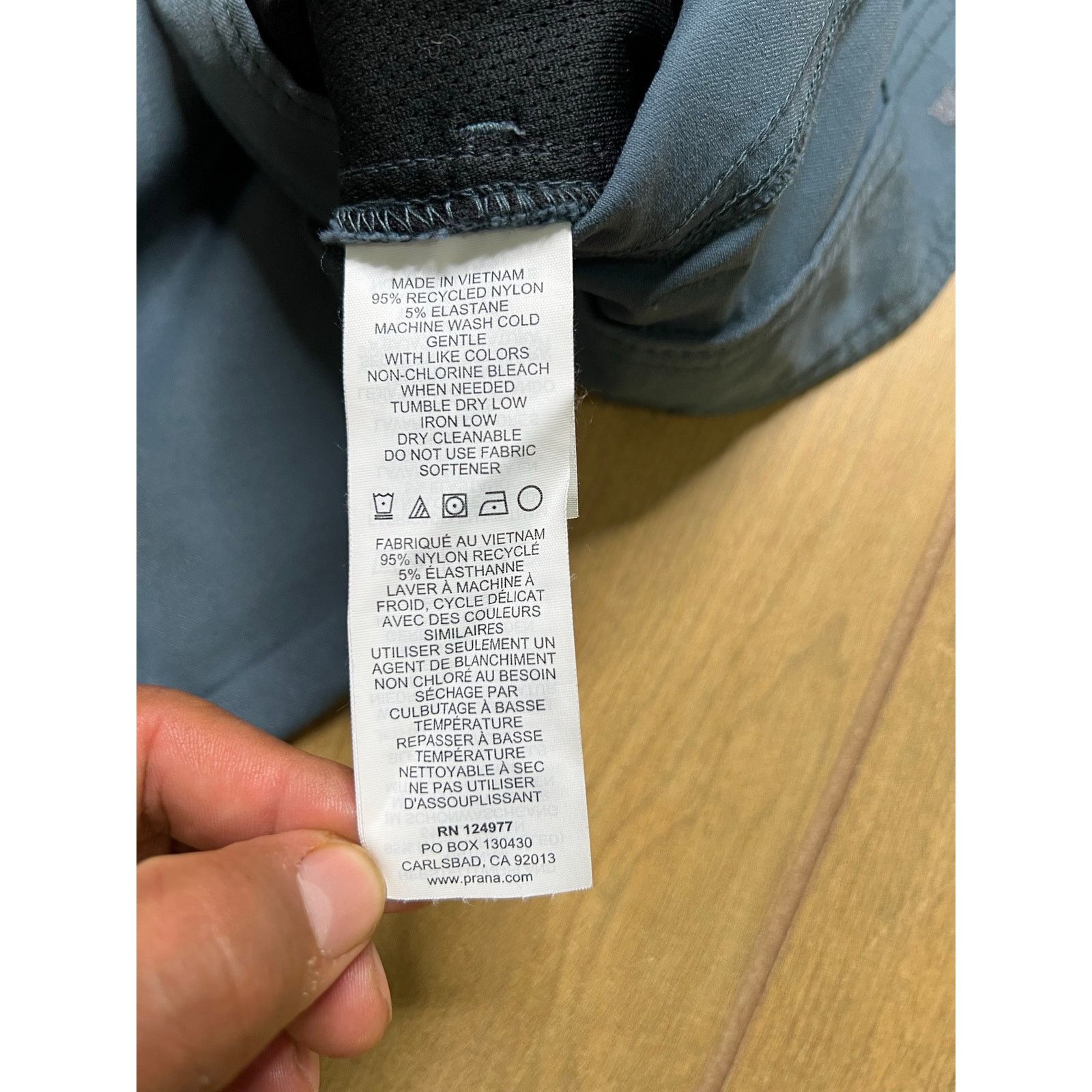 Prana prAna Slim Fit Pants Mens 32x30 Dark Gray Stretch Outdoor Size S / US 4 / IT 40 - 4 Thumbnail