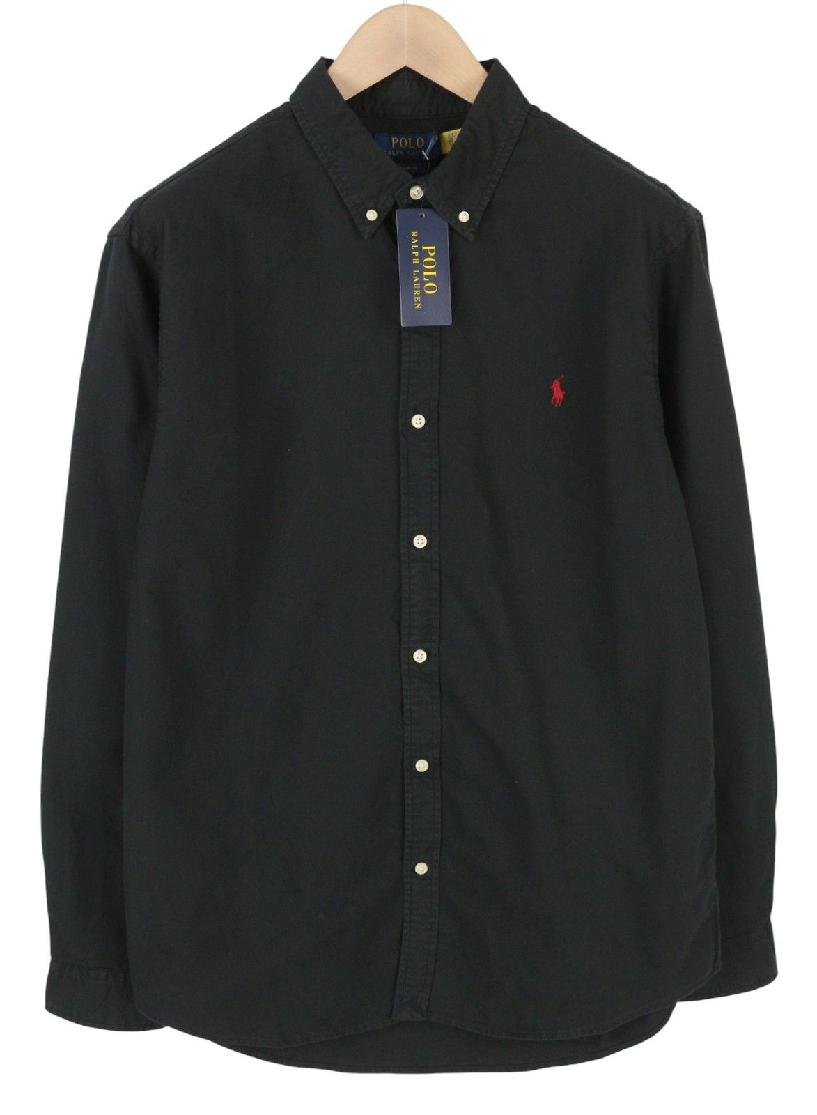 Ralph Lauren CORE REPLEN XL Black Button-Down Neck Slim Fit 87038 Size US XL / EU 56 / 4 - 2 Thumbnail