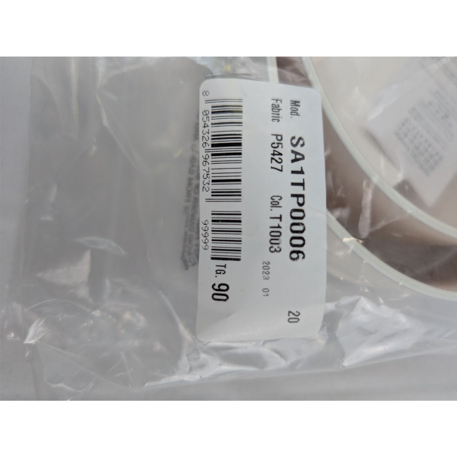 Maison Margiela o1rshd1 Size: 90 / Four Stitches Leather Belt in White Size 36 - 16 Thumbnail