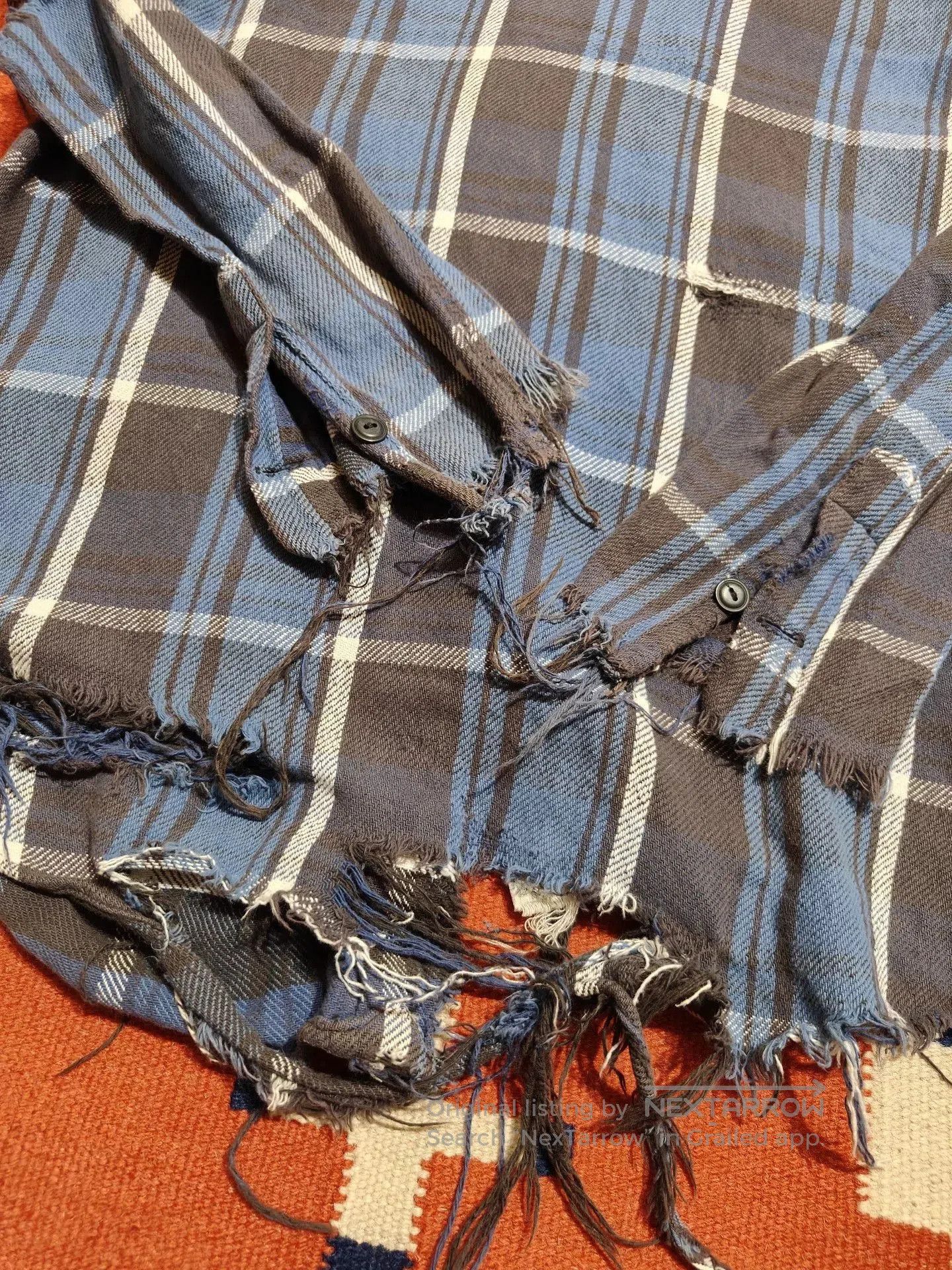 VINNY's Vintage Polo Ralph Lauren Flannel Shirt. Size US M / EU 48-50 / 2 - 8 Thumbnail