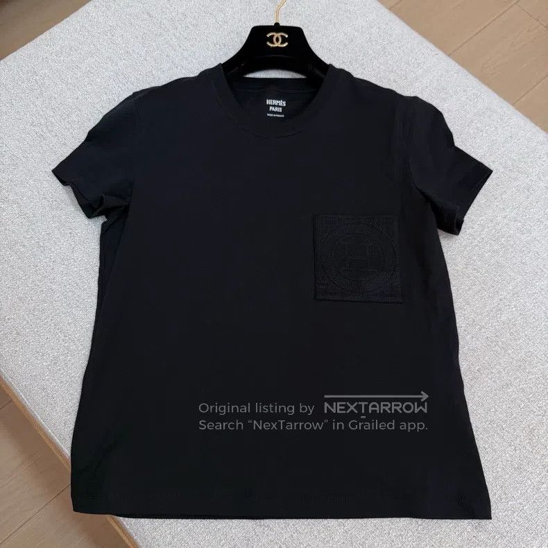 Hermes Hermes Black T-Shirt Size XS / US 0-2 / IT 36-38 - 2 Thumbnail