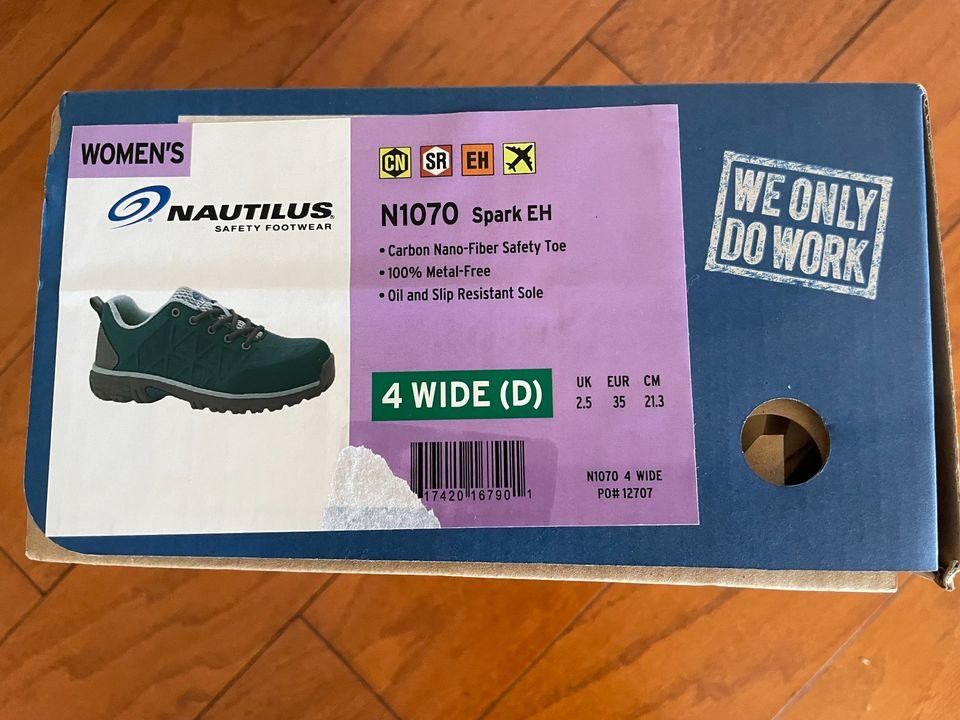 Other Nautilus Safety Footwear Women’s Spark EH Lavender 4.5 M Size US 4.5 / IT 34.5 - 8 Thumbnail