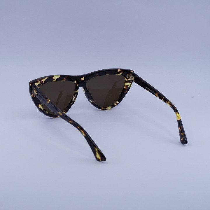 Bottega Veneta Bottega Veneta BV1018S 002 Sunglasses Havana Cat Eye Frame Size ONE SIZE - 5 Thumbnail