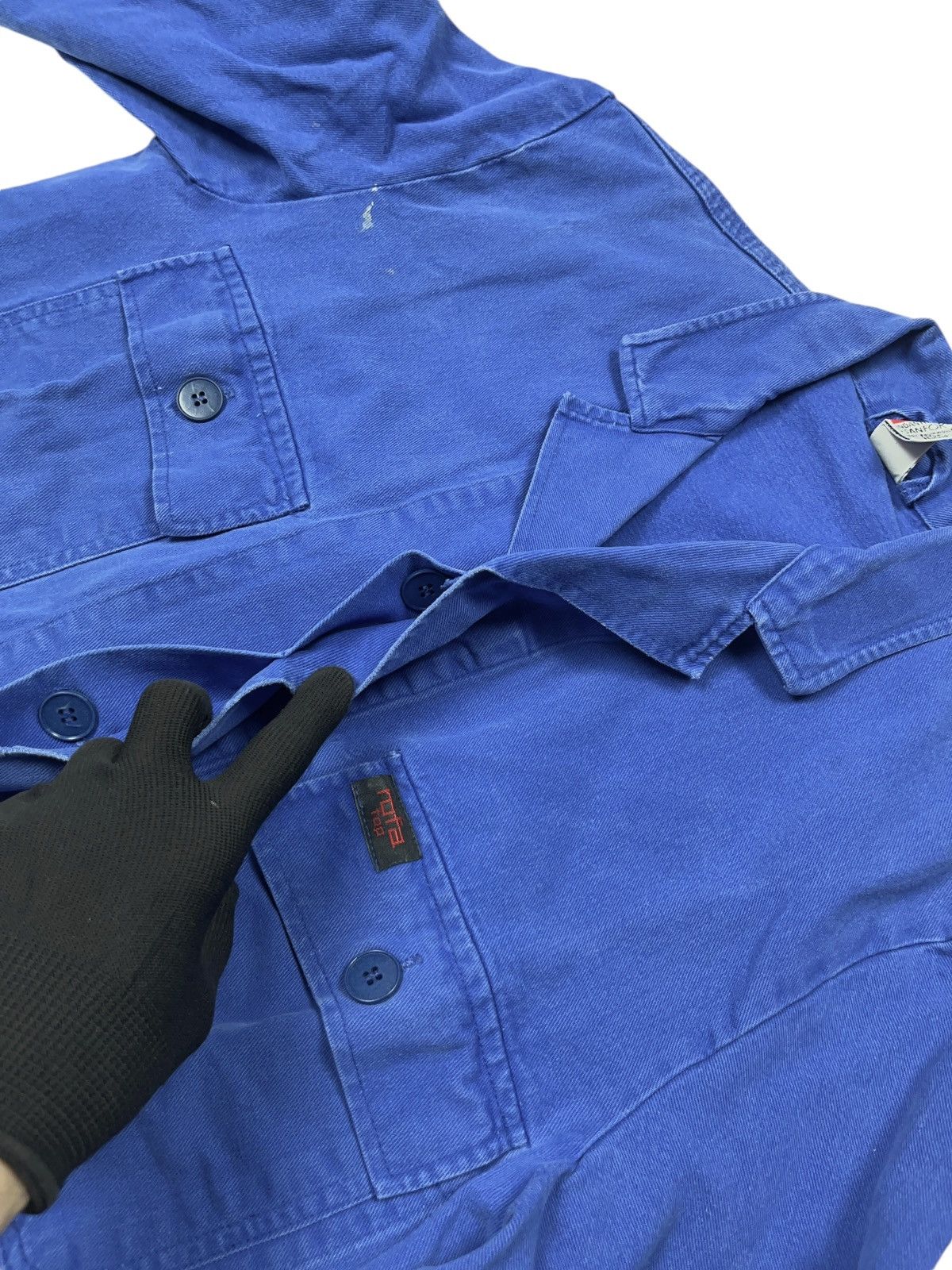 Le Laboureur × Vintage Vintage 70s Rofa Sanfor Chore Jacket German Workwear Size US M / EU 48-50 / 2 - 5 Thumbnail