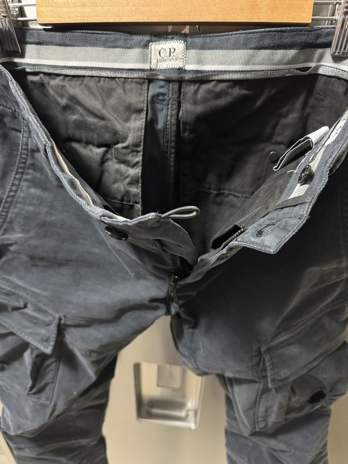 C.P. Company Total Eclipse Dark Navy Stretch Sateen Cargo Pants 44 Size US 28 / EU 44 - 20 Thumbnail