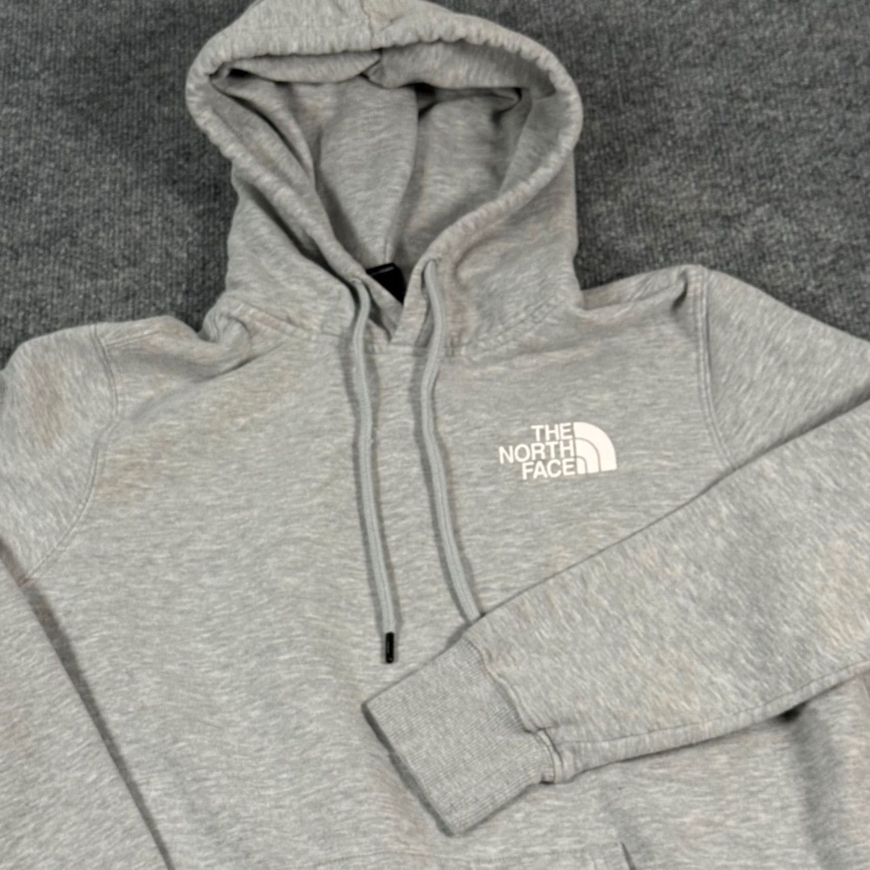 The North Face The North Face Hoodie Gray Pullover Womens L Raglan Sleeve Outdoor Travel Graphic Logo Pocket Size L / US 10 / IT 46 - 2 Thumbnail