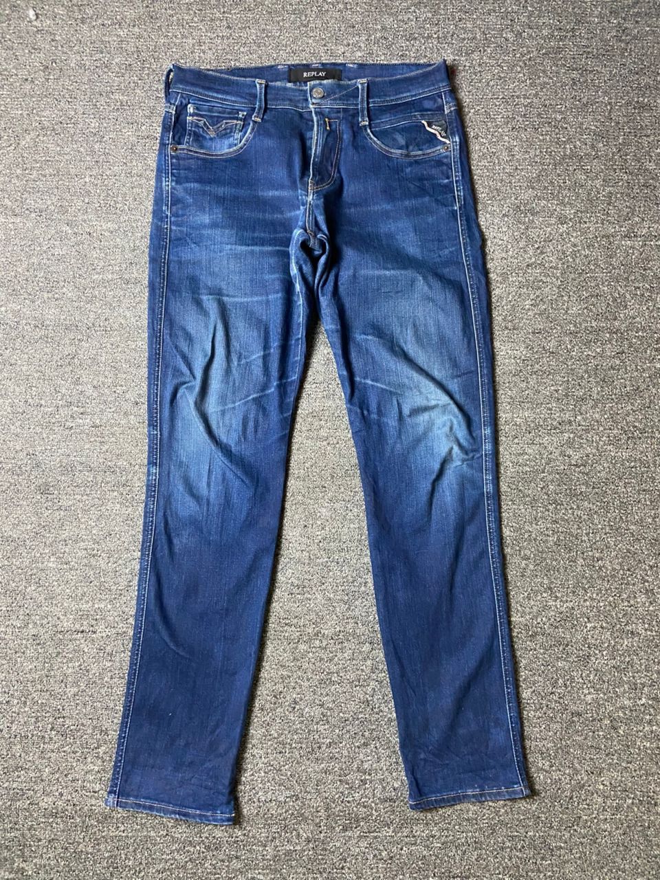 Replay × Vintage Replay Brand Regular Fit Denim Jeans (123) Size US 30 / EU 46 - 1 Thumbnail