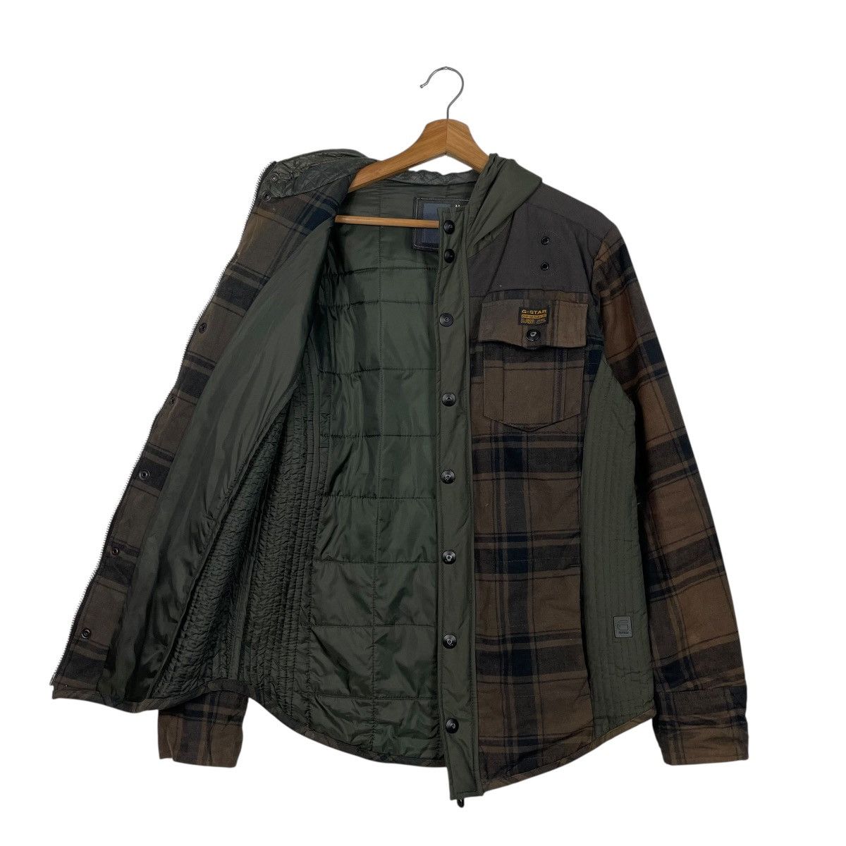 G-Star G Star Raw Tartan Hooded Jacket Size US M / EU 48-50 / 2 - 10 Thumbnail