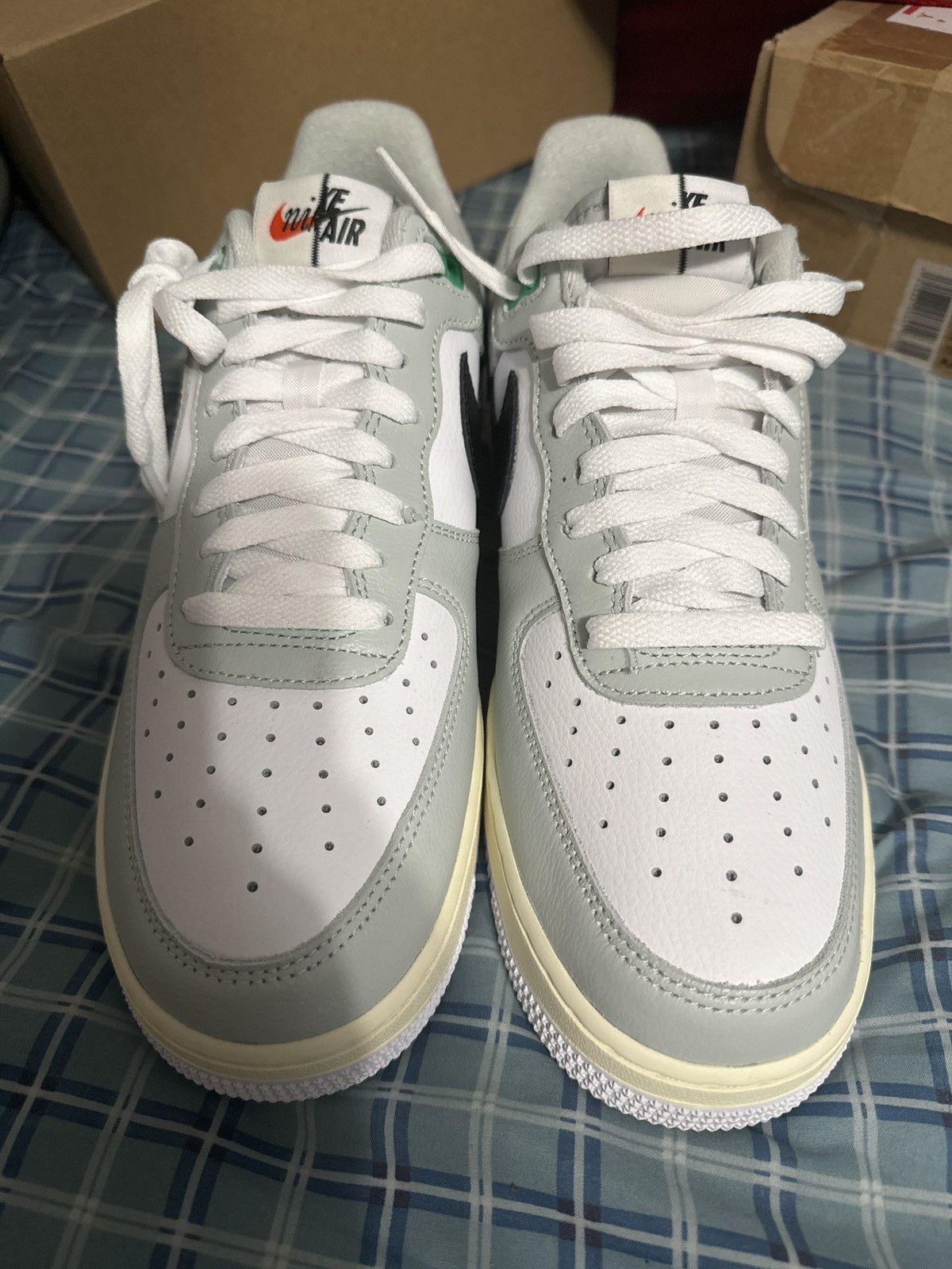 Nike Air Force One split light silver Size US 10 / EU 43 - 4 Thumbnail
