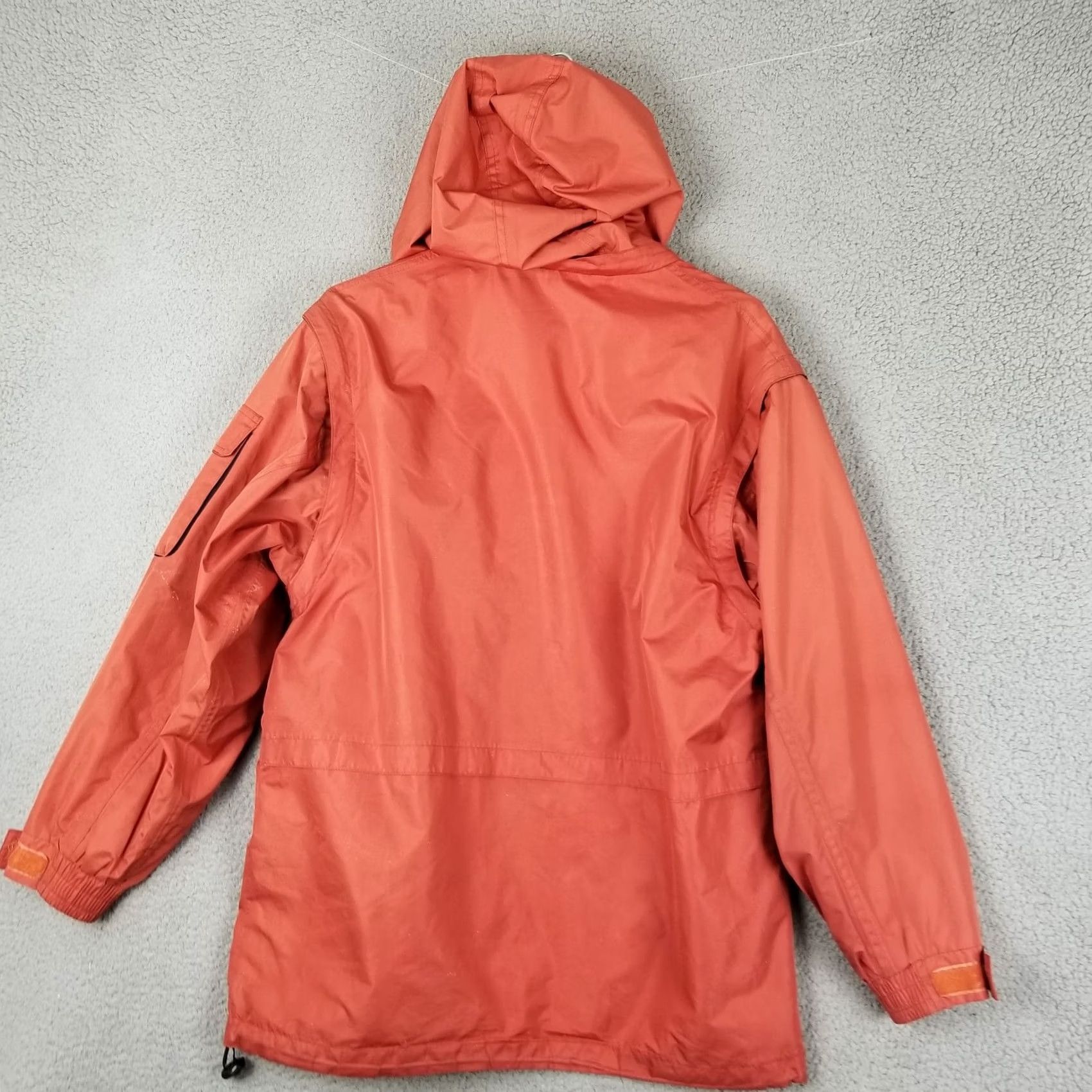 Rains Kiwi Stuff Mallard Rain Jacket Men Medium Red New Zealand Hooded Raincoat Size US M / EU 48-50 / 2 - 7 Thumbnail