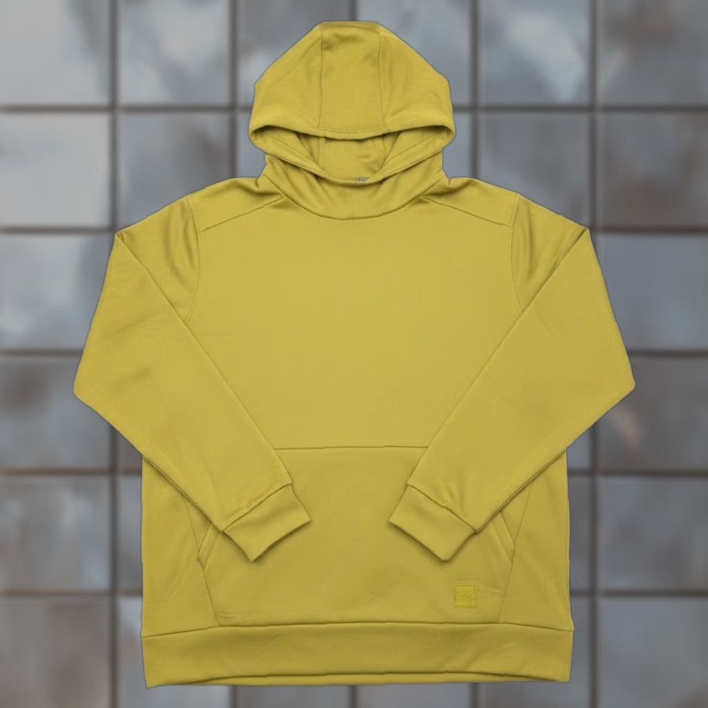 Under Armour Hoodie Mens XL AVY Yellow Storm Water Repellent Fleece Kangaroo Pocket Breathable All Seasons NWT