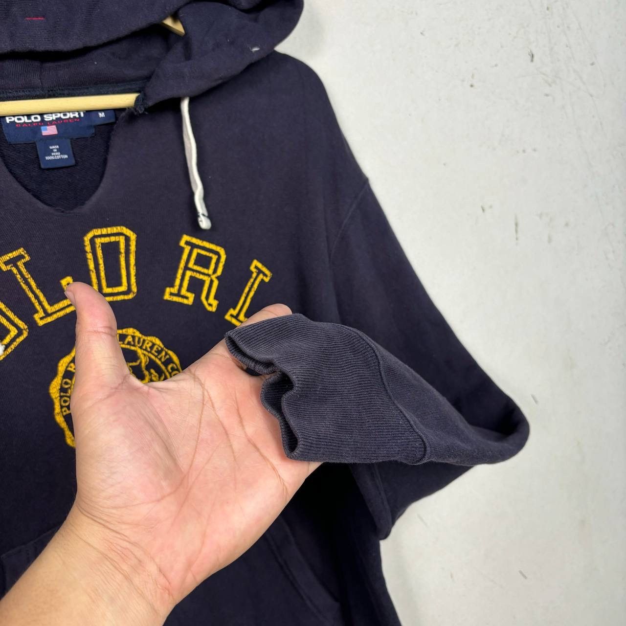 Polo Ralph Lauren 90s Polo Sport Ralph Lauren Spellout Crest Hoodie Purple M Size US M / EU 48-50 / 2 - 9 Thumbnail