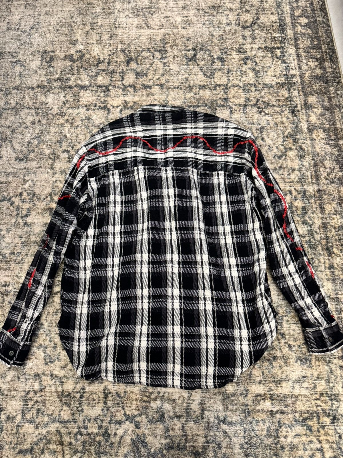 Awake NY Awake NY Barbed-wire Flannel Size US M / EU 48-50 / 2 - 3 Thumbnail