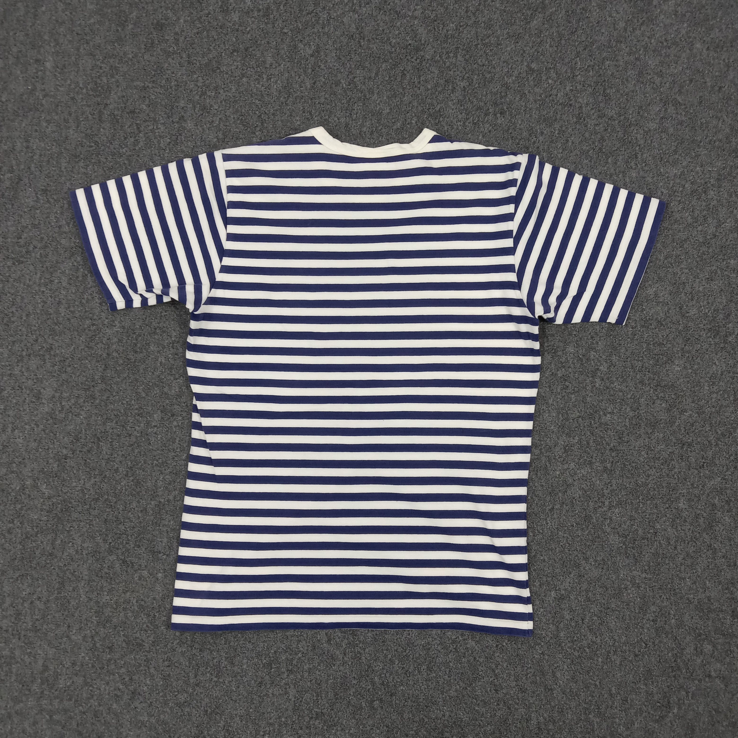 Vintage × agnes b. Agnes B. Homme Designer Brand Stripes Tshirt Size US M / EU 48-50 / 2 - 4 Thumbnail