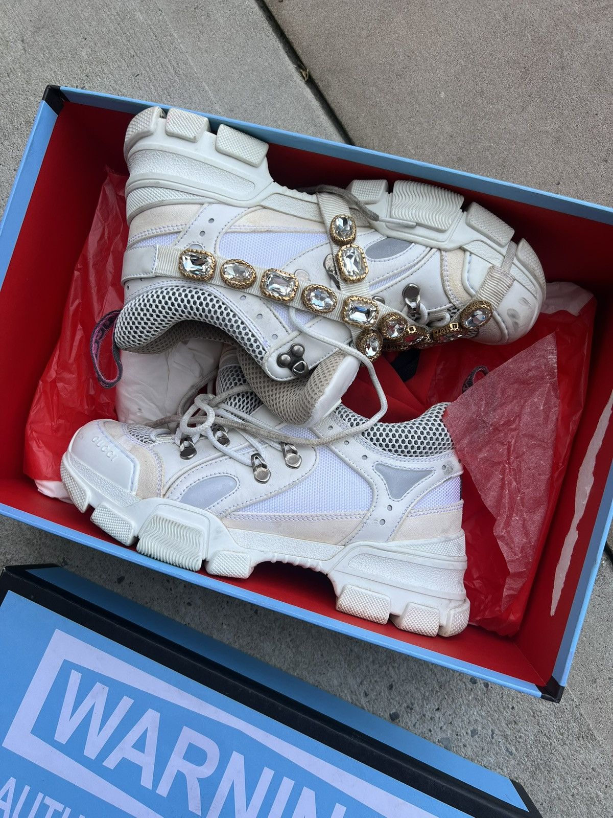 Gucci Gucci Flashtrek Size US 7 / IT 37 - 1 Thumbnail