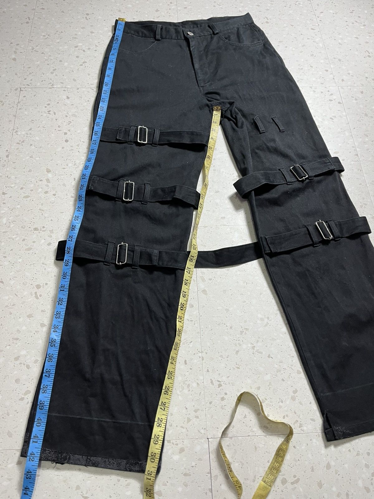 Le Grande Bleu (L.G.B.) Vintage Japanese brand bondage pants if six was nine Size US 30 / EU 46 - 18 Thumbnail