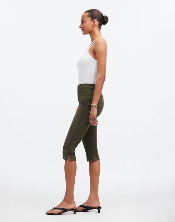 Madewell Madewell The '90s Capri Pant in Garment-Dyed Sateen Size 25" / US 0 / IT 36 - 3 Thumbnail