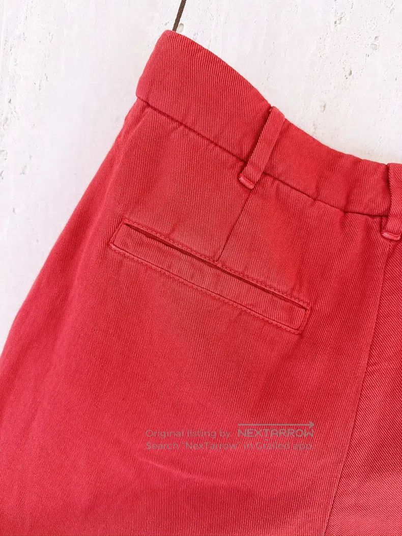 Brunello Cucinelli Brunello Cucinelli Red cotton linen shorts Size 25" / US 0 / IT 36 - 4 Thumbnail