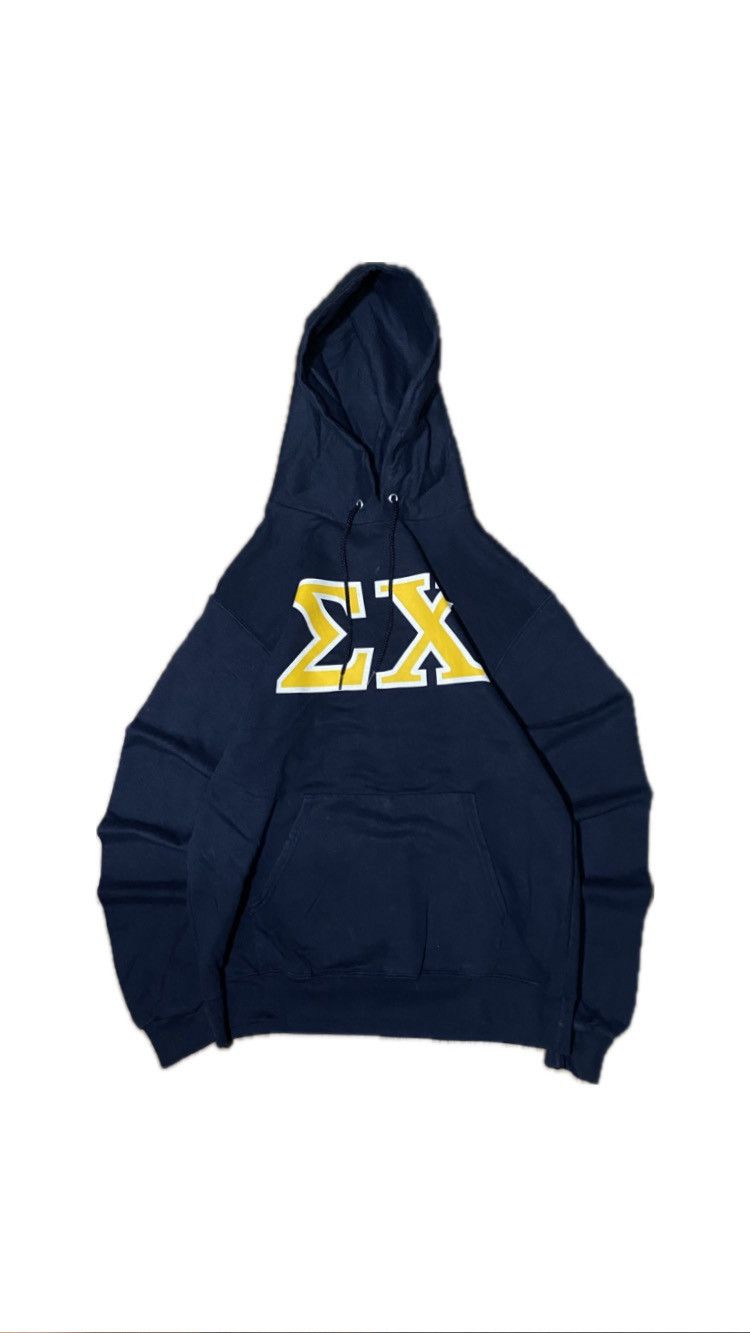 Champion Sigma chi campion hoodie 90s Size US S / EU 44-46 / 1 - 1 Thumbnail