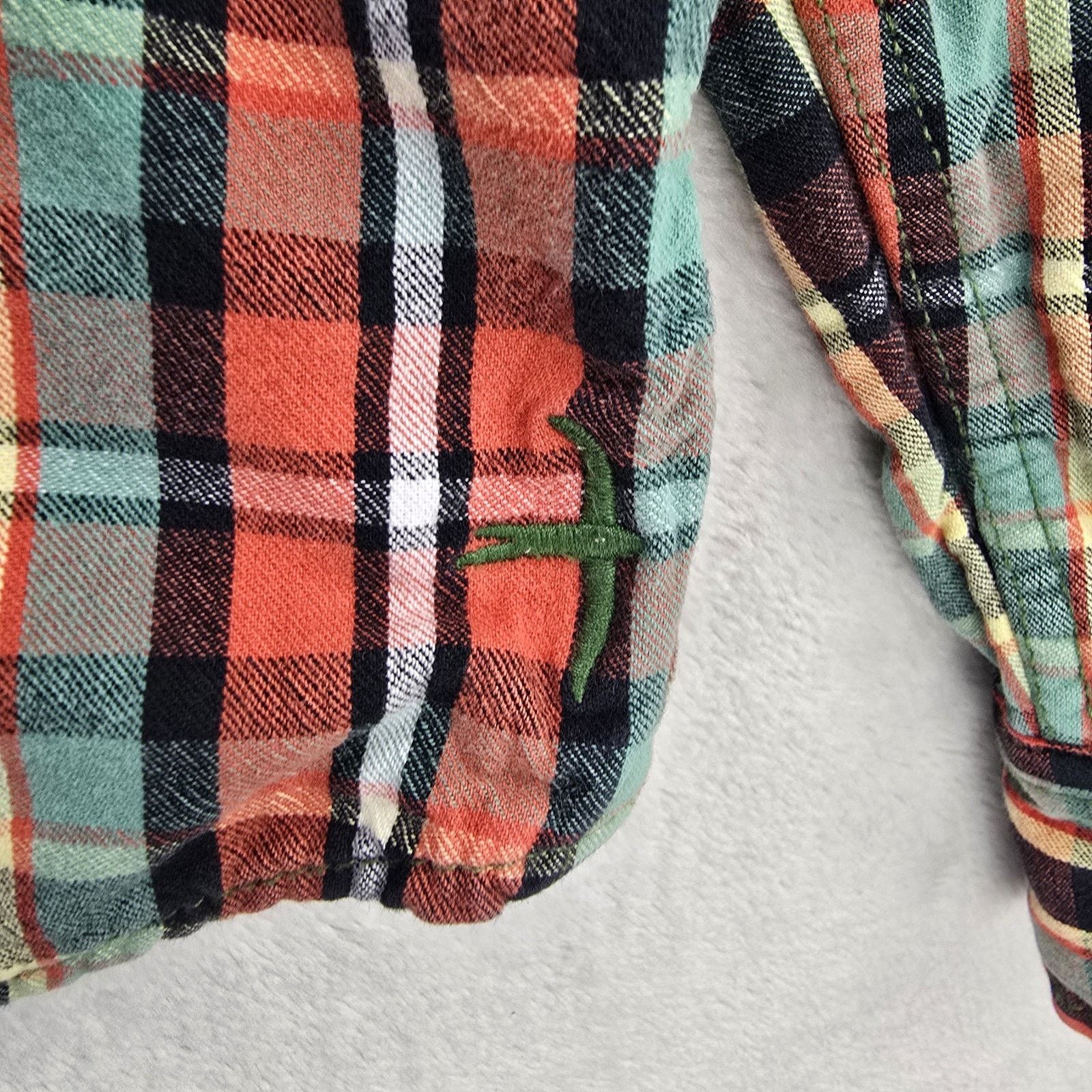 Relwen Relwen Plaid Long Sleeve Button Up Shirt Mens Large Flannel Size US L / EU 52-54 / 3 - 5 Thumbnail
