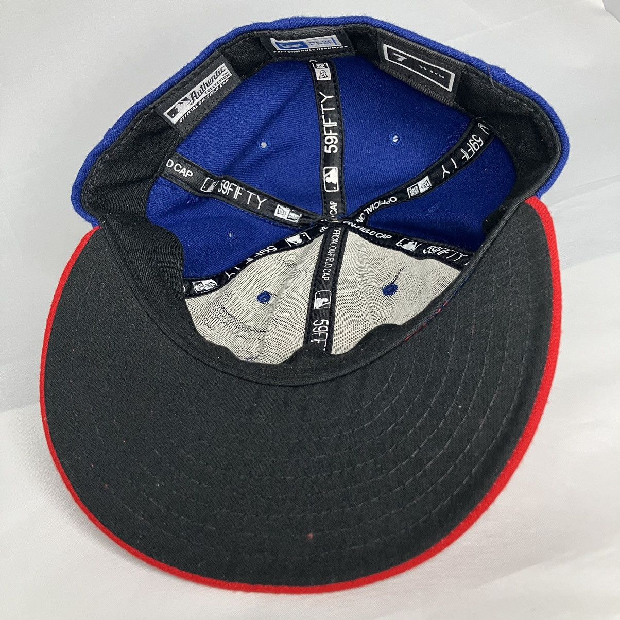 MLB × New Era New Era Philadelphia Philles Fitted Hat 59Fifty Size 7 Size 28 - 5 Thumbnail