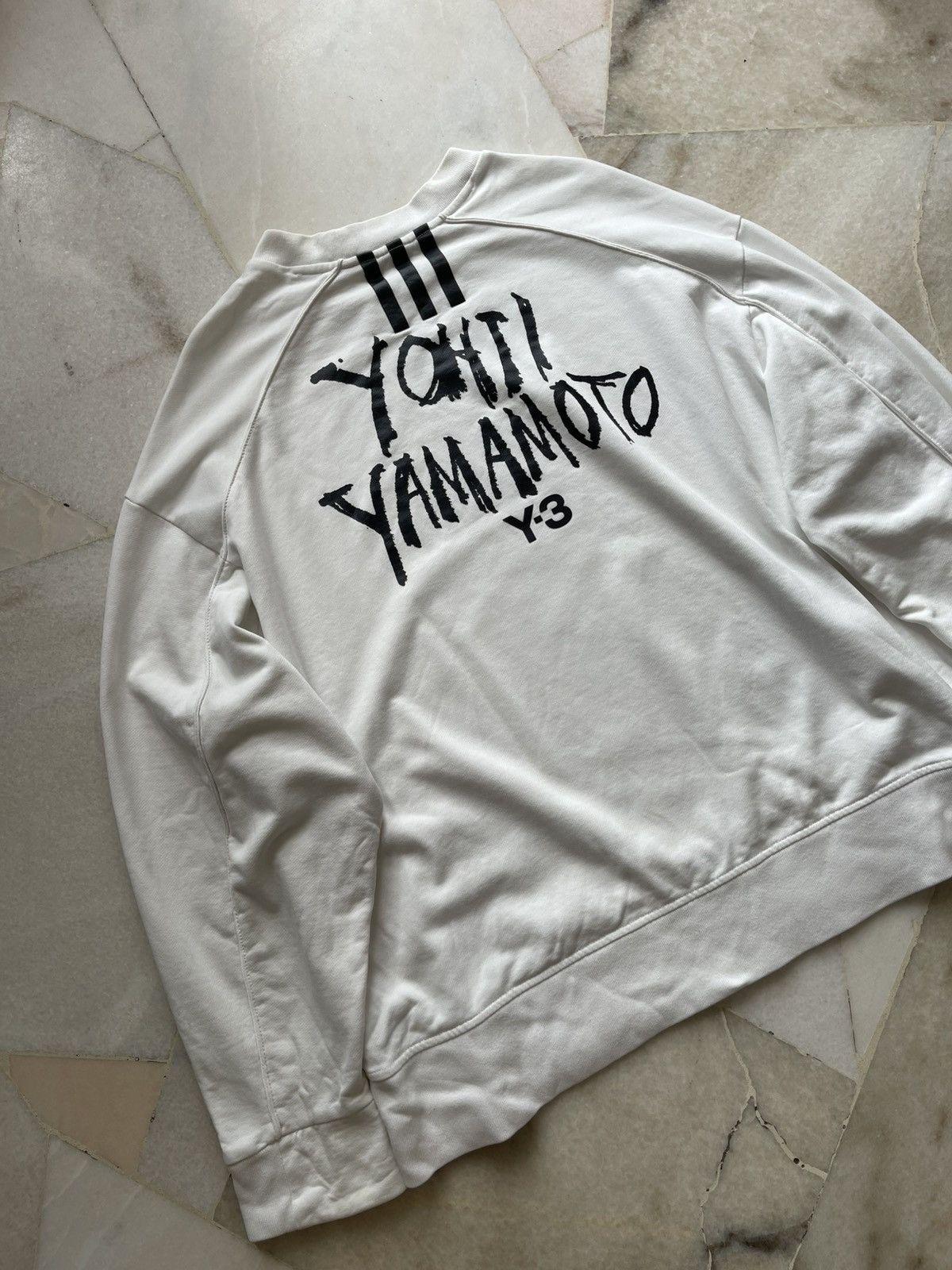 Yohji Yamamoto Yohji Yamamoto Y-3 Signature Sweatshirt Size US L / EU 52-54 / 3 - 10 Thumbnail