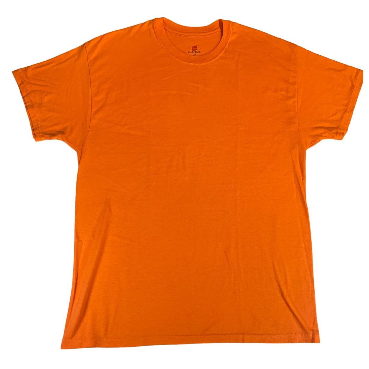 Hanes Hanes Comfort Blend Safety Orange T-Shirt Men Large Hunting Size US L / EU 52-54 / 3 - 1 Thumbnail