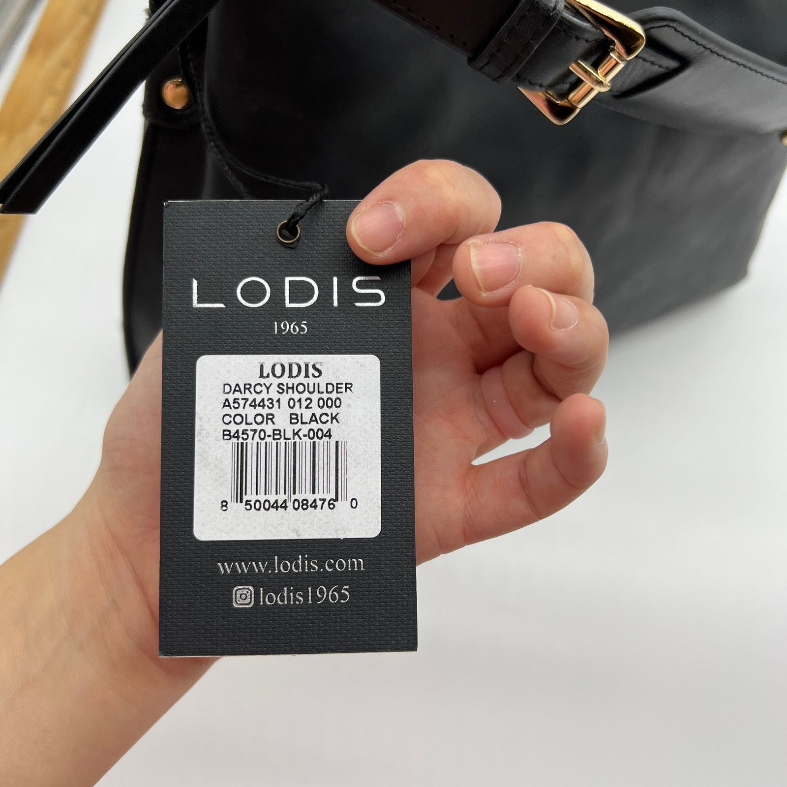 Other LODIS Womens Purse Glazed Leather Darcy Shoulder Size ONE SIZE - 19 Thumbnail