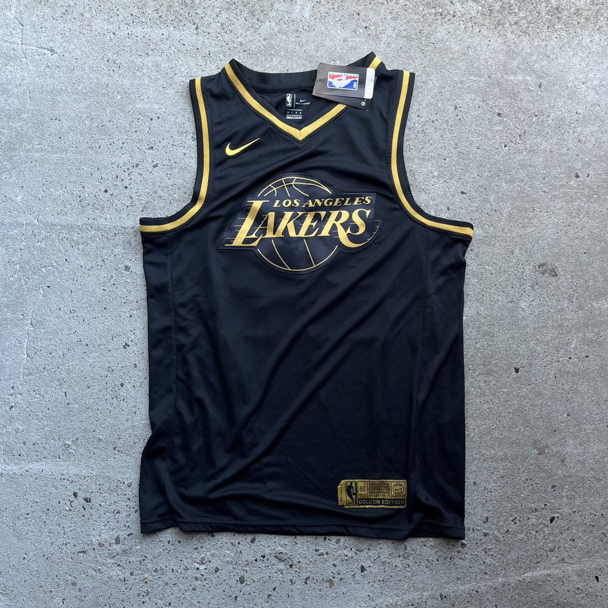 NBA × Nike Nike kobe Bryant 24 L.A. Lakers Golden Edition Jersey Size US L / EU 52-54 / 3 - 2 Thumbnail