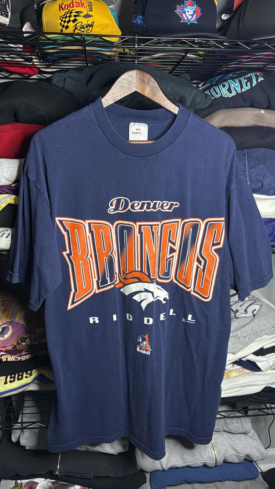Riddell Vintage Denver Broncos Riddell T-Shirt Size US XL / EU 56 / 4 - 1 Thumbnail