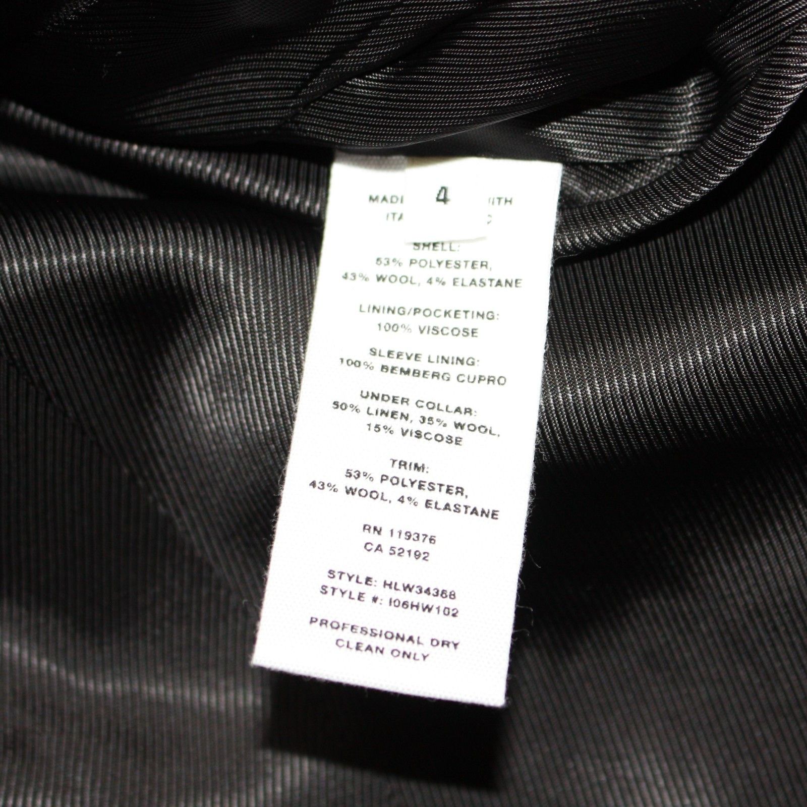 Helmut Lang Cinched Waist Blazer in Black Color and size 4 NWT MSRP $695 Size S / US 4 / IT 40 - 11 Thumbnail