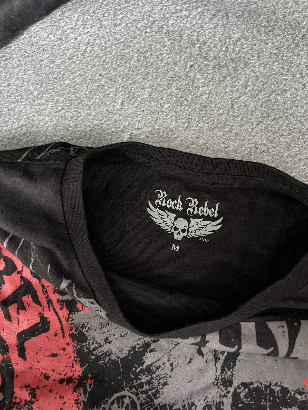 Affliction Y2K affliction style rock rebel long sleeve thermal t-shirt Size US M / EU 48-50 / 2 - 6 Thumbnail