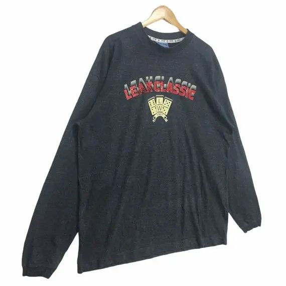 Vintage Vtg 1997 LEAK CLASSIC Hip Hop LW Sweatshirt Pullover Band Size US XL / EU 56 / 4 - 5 Thumbnail