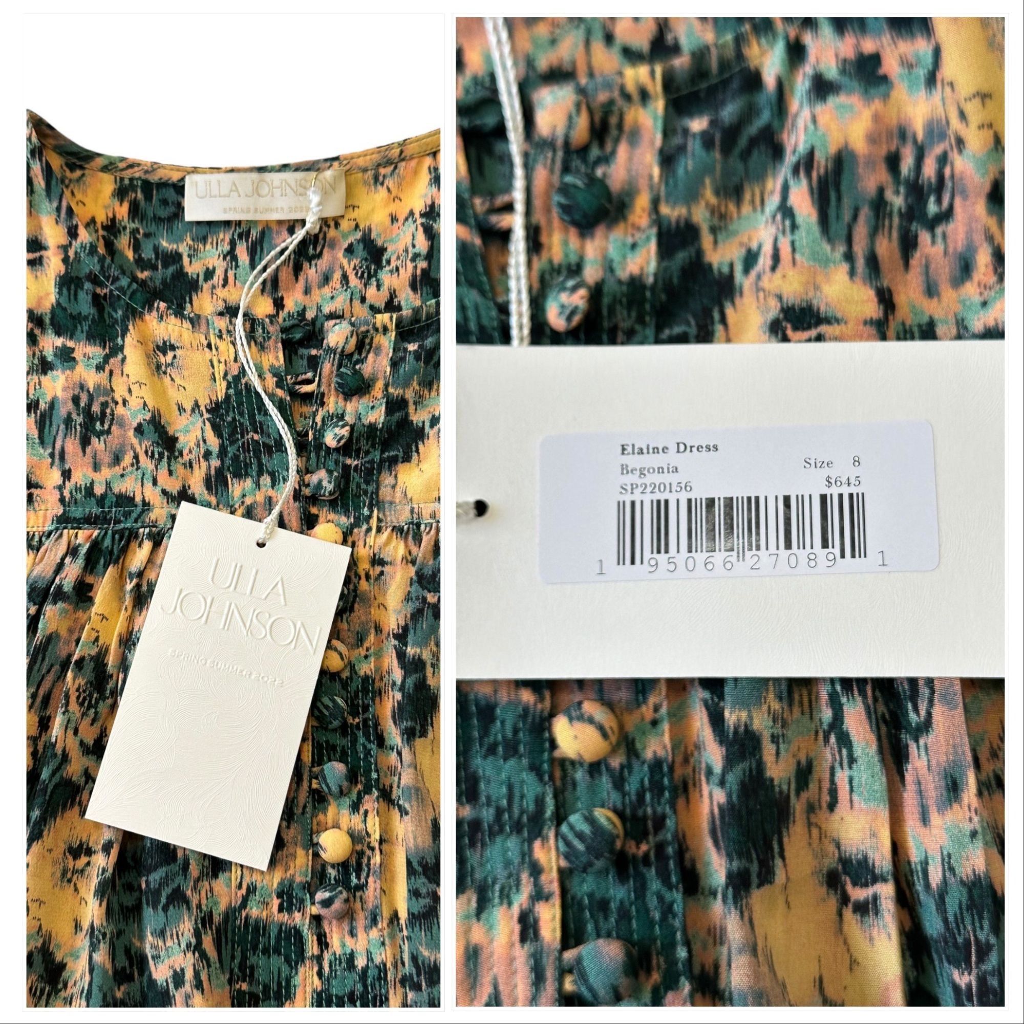 Ulla Johnson Ulla Johnson Elaine Mini Dress, Begonia Floral Print, With Size M / US 6-8 / IT 42-44 - 5 Thumbnail