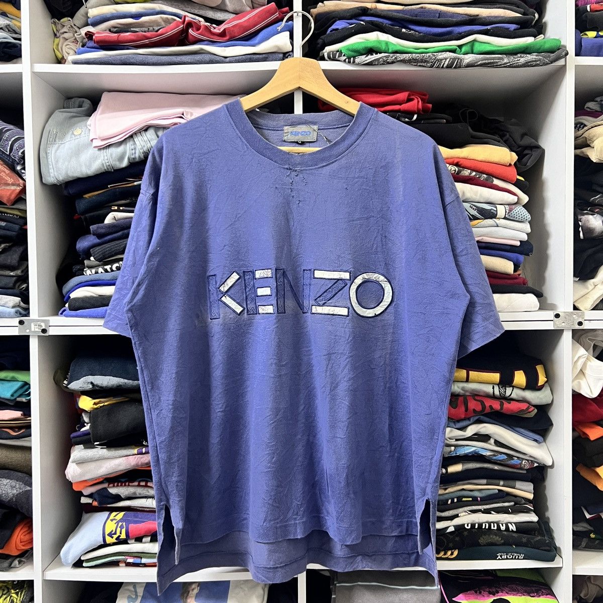 Japanese Brand VTG KENZO LOGO TEE Size US M / EU 48-50 / 2 - 1 Thumbnail