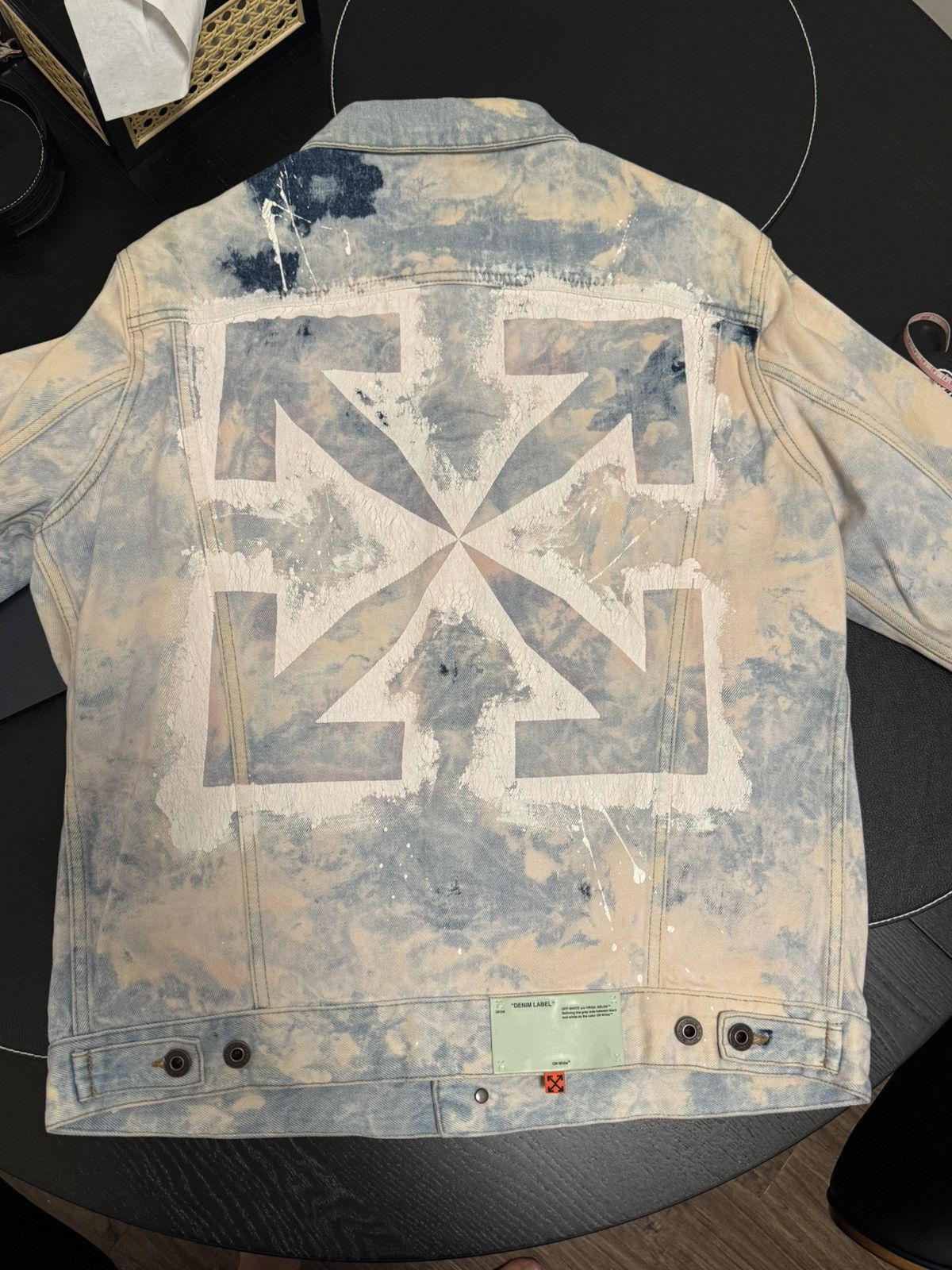 Off-White Off-White Arrow Slim Jeans Jacket Size US XL / EU 56 / 4 - 2 Thumbnail