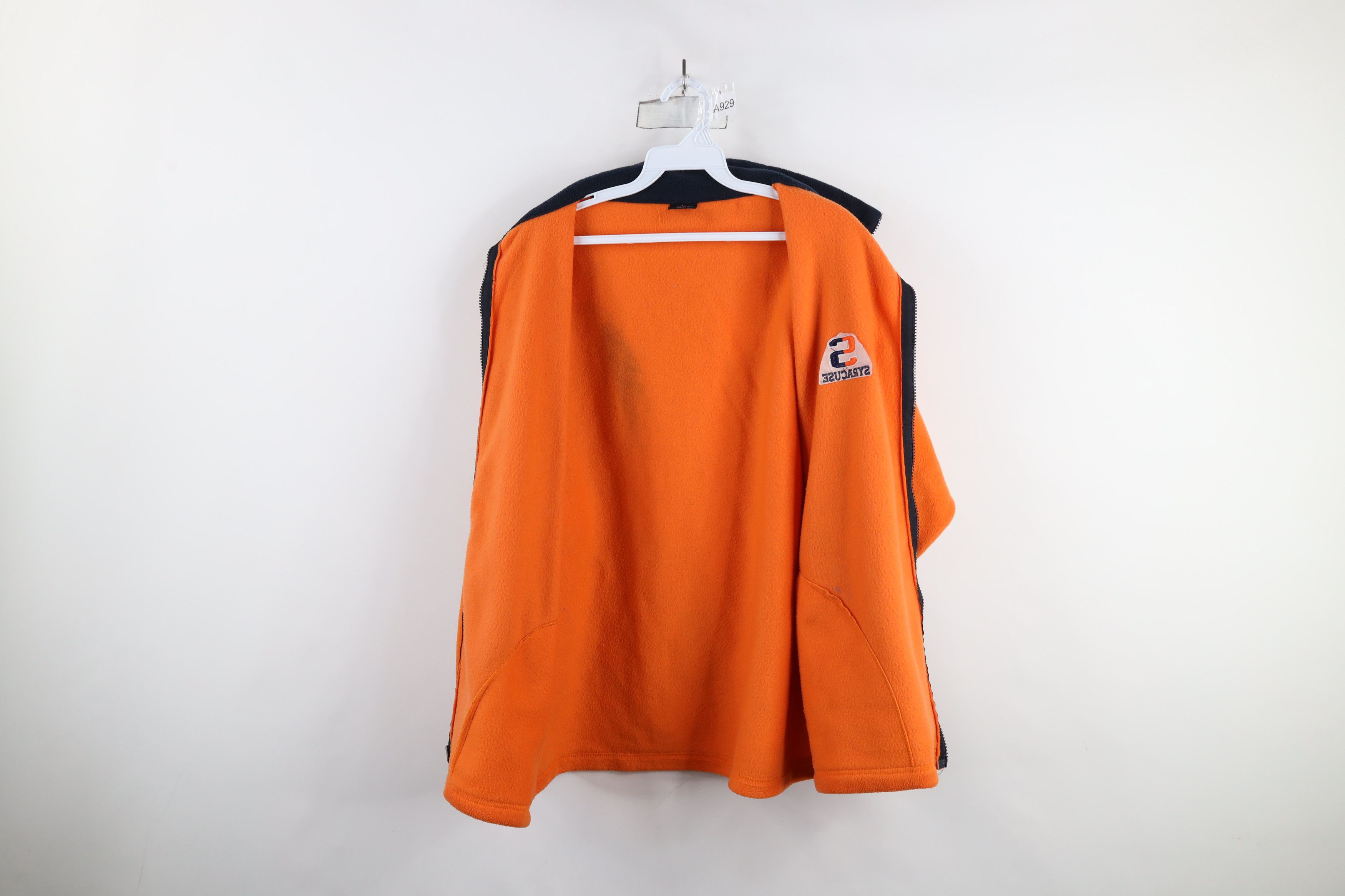 Vintage Vintage 90s Syracuse University Full Zip Fleece Jacket USA Size US L / EU 52-54 / 3 - 14 Thumbnail