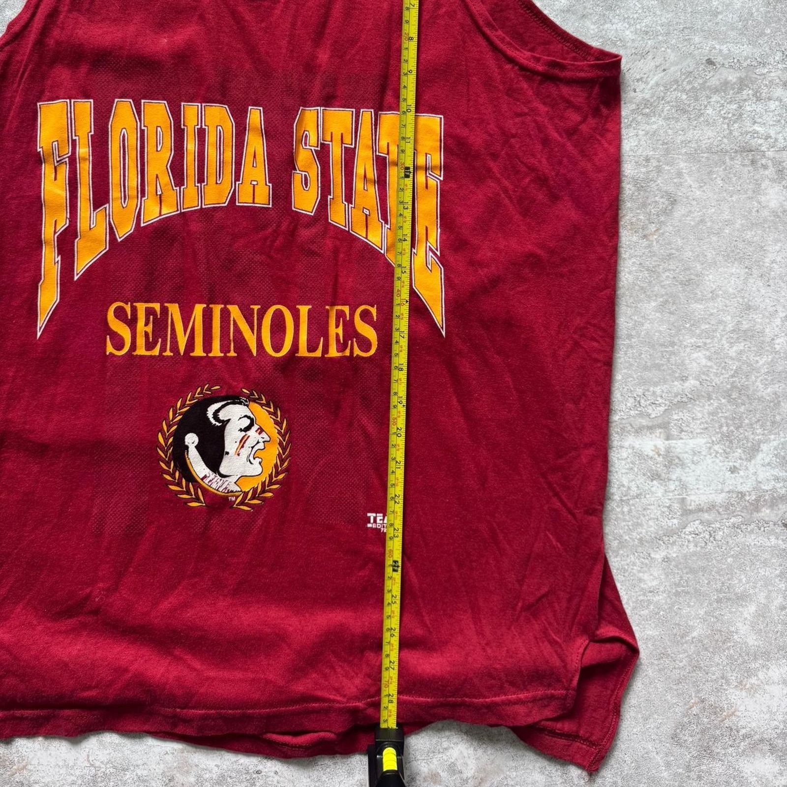 Vintage Vintage 1990s Florida State University Tank Top - Size XL Size US XL / EU 56 / 4 - 7 Thumbnail